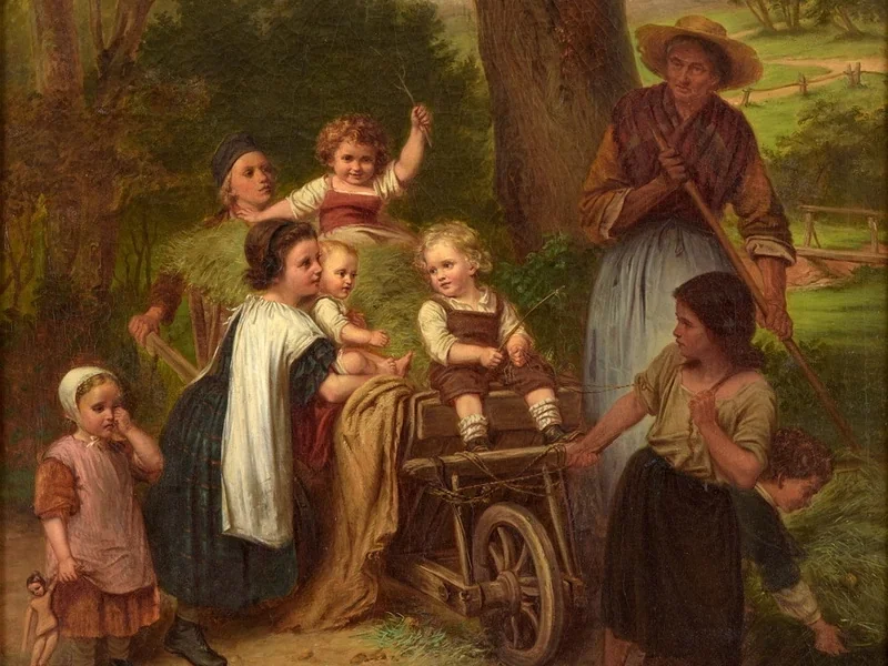 1822-Carl Johann Lasch - Gioie dei bambini